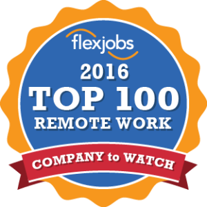 2016 Top 100 Remote Work Company to Watch