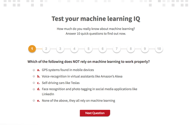 Machine Learning Quiz