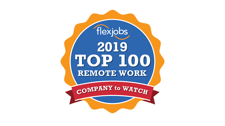 FlexJobs Top 100 Remote Work Logo