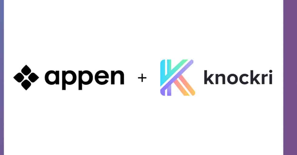knockri and appen logo